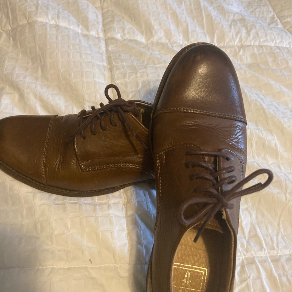 Frye Brown Leather Women's Oxford shoes
